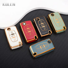 Load image into Gallery viewer, TPU Car Remote Key Case Cover Shell For Peugeot 107 207 307 308 407 607 3008 5008 For Citroen Xsara Picasso C5 C6 C8 Keyless
