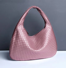 Load image into Gallery viewer, New Trendy Fashion Weave Tote Bag For Women Multi Use Woven Tote Bags High Quality And Big Capacity PU Leather Handbags
