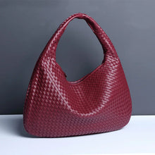 Load image into Gallery viewer, New Trendy Fashion Weave Tote Bag For Women Multi Use Woven Tote Bags High Quality And Big Capacity PU Leather Handbags
