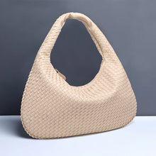 Load image into Gallery viewer, New Trendy Fashion Weave Tote Bag For Women Multi Use Woven Tote Bags High Quality And Big Capacity PU Leather Handbags
