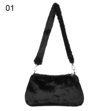 Load image into Gallery viewer, New Women's Casual Shoulder Bag Animal Print Leopard Plush Lady Shoulder Underarm Bag Female Messenger Bag Crossbody Bags
