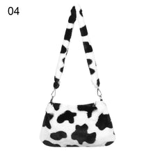 Load image into Gallery viewer, New Women's Casual Shoulder Bag Animal Print Leopard Plush Lady Shoulder Underarm Bag Female Messenger Bag Crossbody Bags
