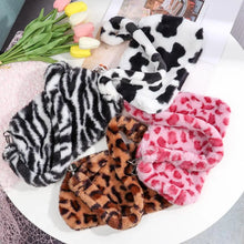 Load image into Gallery viewer, New Women's Casual Shoulder Bag Animal Print Leopard Plush Lady Shoulder Underarm Bag Female Messenger Bag Crossbody Bags
