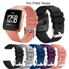 Load image into Gallery viewer, Fashion classic Replacement Sport Wristband accessories strap for Fitbit Versa smart watch bracelet Wrist Watchband S L Size
