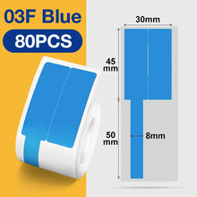 Load image into Gallery viewer, NiiMBOT B1/ B21/B203/B3S Label Printer Paper Network Cable Optical Fiber Tail Adhesive Network Security Switch Cable Label Paper
