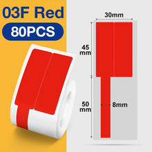 Load image into Gallery viewer, NiiMBOT B1/ B21/B203/B3S Label Printer Paper Network Cable Optical Fiber Tail Adhesive Network Security Switch Cable Label Paper
