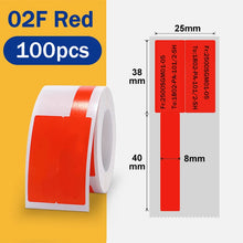 Load image into Gallery viewer, NiiMBOT B1/ B21/B203/B3S Label Printer Paper Network Cable Optical Fiber Tail Adhesive Network Security Switch Cable Label Paper
