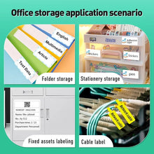 Load image into Gallery viewer, NiiMBOT B1/ B21/B203/B3S Label Printer Paper Network Cable Optical Fiber Tail Adhesive Network Security Switch Cable Label Paper
