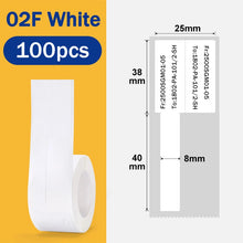 Load image into Gallery viewer, NiiMBOT B1/ B21/B203/B3S Label Printer Paper Network Cable Optical Fiber Tail Adhesive Network Security Switch Cable Label Paper
