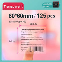 Load image into Gallery viewer, NiiMBOT B1/B21/B203 Label Paper Transparent Name Sticker Waterproof Self-adhesive Cartoon Small Label Circular Thermal Paper
