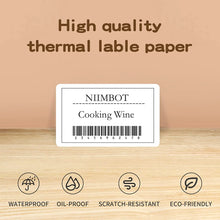 Load image into Gallery viewer, NiiMBOT B21 B3S B1 Round Label Printing Sticker Self-adhesive Thermal Waterproof Digital Number Cake Sealing Sticker Paper
