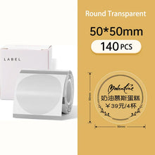 Load image into Gallery viewer, NiiMBOT B21 B3S B1 Round Label Printing Sticker Self-adhesive Thermal Waterproof Digital Number Cake Sealing Sticker Paper
