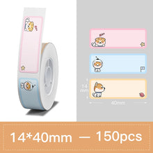 Load image into Gallery viewer, Niimbot B18 PET Label Paper Keep 8-10 Years Scratch-Resistant Tape Sticker And Colorful Carbon Ribbon For Portable Label Printer

