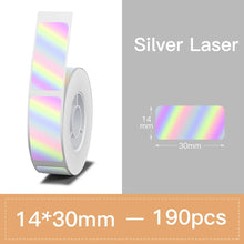 Load image into Gallery viewer, Niimbot B18 PET Label Paper Keep 8-10 Years Scratch-Resistant Tape Sticker And Colorful Carbon Ribbon For Portable Label Printer
