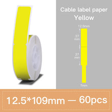 Load image into Gallery viewer, Niimbot B18 PET Label Paper Keep 8-10 Years Scratch-Resistant Tape Sticker And Colorful Carbon Ribbon For Portable Label Printer
