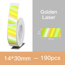 Load image into Gallery viewer, Niimbot B18 PET Label Paper Keep 8-10 Years Scratch-Resistant Tape Sticker And Colorful Carbon Ribbon For Portable Label Printer
