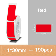 Load image into Gallery viewer, Niimbot B18 PET Label Paper Keep 8-10 Years Scratch-Resistant Tape Sticker And Colorful Carbon Ribbon For Portable Label Printer
