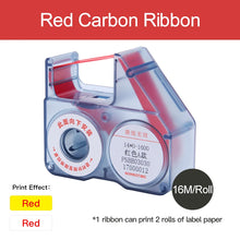 Load image into Gallery viewer, Niimbot B18 PET Label Paper Keep 8-10 Years Scratch-Resistant Tape Sticker And Colorful Carbon Ribbon For Portable Label Printer
