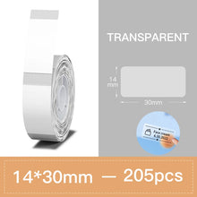 Load image into Gallery viewer, Niimbot B18 PET Label Paper Keep 8-10 Years Scratch-Resistant Tape Sticker And Colorful Carbon Ribbon For Portable Label Printer
