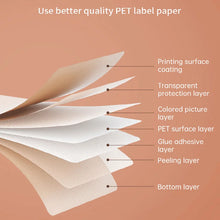 Load image into Gallery viewer, Niimbot B18 PET Label Paper Keep 8-10 Years Scratch-Resistant Tape Sticker And Colorful Carbon Ribbon For Portable Label Printer
