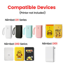 Load image into Gallery viewer, Niimbot D11 D110 D101 Label Printer Tape Sticker Replacement Transparent Colorful White Label Machine Paper Waterproof Tearproof

