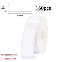 Load image into Gallery viewer, Niimbot D11 D110 D101 Mini Label printer paper Printing Label Waterproof Anti-Oil Price Tape Scratch-Resistant Label Sticker
