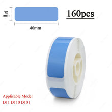 Load image into Gallery viewer, Niimbot D11 D110 D101 Mini Label printer paper Printing Label Waterproof Anti-Oil Price Tape Scratch-Resistant Label Sticker

