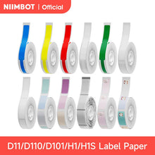 Load image into Gallery viewer, Niimbot D11 D110 D101 Mini Thermal Label Printer Paper Waterproof Anti-Oil Printing Label No Glue Scratch-Resistant Tape Sticker
