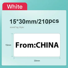 Load image into Gallery viewer, Niimbot D11 D110 D101 Mini Thermal Label Printer Paper Waterproof Anti-Oil Printing Label No Glue Scratch-Resistant Tape Sticker
