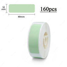 Load image into Gallery viewer, Niimbot D11 D110 D101 Thermal Label Paper White Pure Color Label Sticker Waterproof Anti-Oil Scratch-Resistant Price Label
