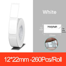 Load image into Gallery viewer, Niimbot D11 D110 Label  Maker Tape Sticker Replacement Transparent Colorful White Label Machine Print Paper Waterproof Tearproof
