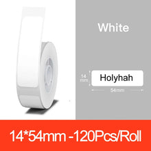 Load image into Gallery viewer, Niimbot D11 D110 Label  Maker Tape Sticker Replacement Transparent Colorful White Label Machine Print Paper Waterproof Tearproof

