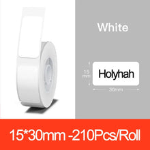 Load image into Gallery viewer, Niimbot D11 D110 Label  Maker Tape Sticker Replacement Transparent Colorful White Label Machine Print Paper Waterproof Tearproof
