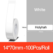 Load image into Gallery viewer, Niimbot D11 D110 Label  Maker Tape Sticker Replacement Transparent Colorful White Label Machine Print Paper Waterproof Tearproof
