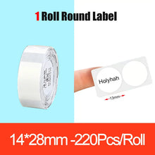 Load image into Gallery viewer, Niimbot D11 D110 Label  Maker Tape Sticker Replacement Transparent Colorful White Label Machine Print Paper Waterproof Tearproof
