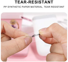Load image into Gallery viewer, Niimbot D11 D110 Label  Maker Tape Sticker Replacement Transparent Colorful White Label Machine Print Paper Waterproof Tearproof
