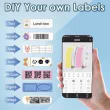Load image into Gallery viewer, Niimbot D11 Label Sticker Waterproof Transparent White D11 D110 Label Paper for Niimbot D11 D110 Label Maker Self-adhesive Tape
