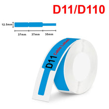 Load image into Gallery viewer, Niimbot D11 Label Sticker Waterproof Transparent White D11 D110 Label Paper for Niimbot D11 D110 Label Maker Self-adhesive Tape
