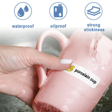 Load image into Gallery viewer, Niimbot D11 Label Sticker Waterproof Transparent White D11 D110 Label Paper for Niimbot D11 D110 Label Maker Self-adhesive Tape
