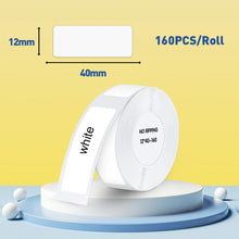 Load image into Gallery viewer, Niimbot D11 Label Sticker Waterproof Transparent White D11 D110 Label Paper for Niimbot D11 D110 Label Maker Self-adhesive Tape
