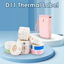 Load image into Gallery viewer, Niimbot D11 Label Sticker Waterproof Transparent White D11 D110 Label Paper for Niimbot D11 D110 Label Maker Self-adhesive Tape

