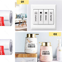 Load image into Gallery viewer, Niimbot Transparent Official Name Sticker Paper Rolls Multi-Purpose Clear Self-Adhesive Label for B21 B1 B203 Machine Printing
