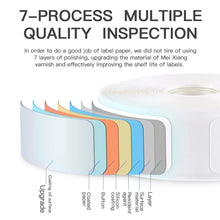 Load image into Gallery viewer, Niimbot White Label Thermal Paper for D11 D110 D101 Printer  Label Sticker Paper Roll Waterproof Anti-Oil Tear-Resistant
