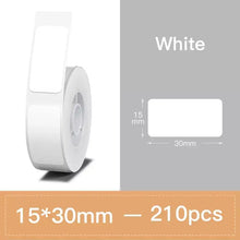 Load image into Gallery viewer, Niimbot White Label Thermal Paper for D11 D110 D101 Printer  Label Sticker Paper Roll Waterproof Anti-Oil Tear-Resistant
