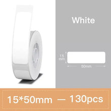 Load image into Gallery viewer, Niimbot White Label Thermal Paper for D11 D110 D101 Printer  Label Sticker Paper Roll Waterproof Anti-Oil Tear-Resistant
