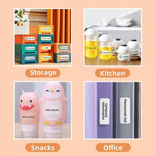 Load image into Gallery viewer, Niimbot White Label Thermal Paper for D11 D110 D101 Printer  Label Sticker Paper Roll Waterproof Anti-Oil Tear-Resistant
