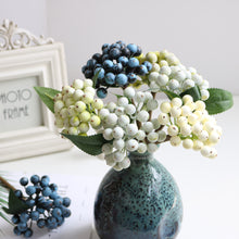 Load image into Gallery viewer, 10pcs Artificial berries, living room ornaments, Christmas decorative flower arrangements, accessories artificial berries
