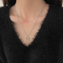 Load image into Gallery viewer, INS Style Titanium Steel Double-Layer Necklace Hip Hop Men's and Women's T-shirt Accessory Chain
