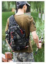 Load image into Gallery viewer, Sport Outdoor Swagger Bag Polyamides and Nylon Backpack for Travelling for men
