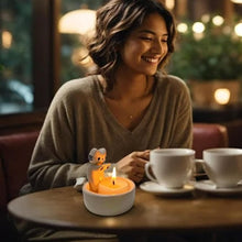 Load image into Gallery viewer, Cartoon Kitten Candle Holder Cartoon Kitten Candle Holder Decorations Home Decoration

